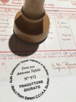 Asseverazioni, legalizzazioni e apostille